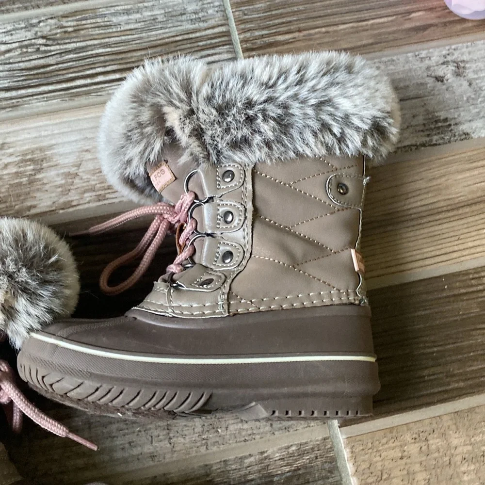 🎁Tan Fur-Lined Winter Boots